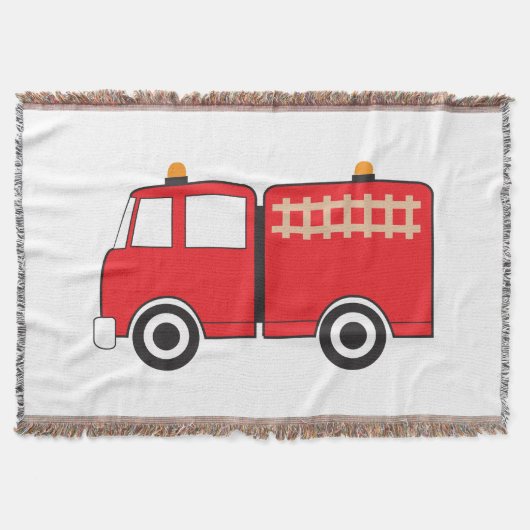 Red Fire Truck Deken (Voorkant)