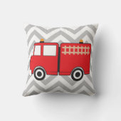 Red Fire Truck Kussen (Achterkant)