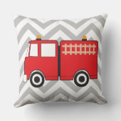 Red Fire Truck Kussen (Achterkant)