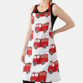Red Fire Truck Patroon Schort (Insitu)