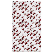 Red  Fire Truck Pattern Klein Cadeauzakje (Achterkant)