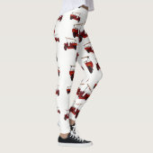  Red Fire Truck Pattern Leggings (Rechts)