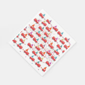 Red Fire Truck Pattern Servet (Hoek)