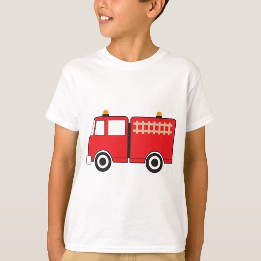 Red Fire Truck T-shirt (Voorkant)