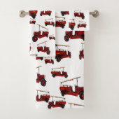 Red Fire Trucks, Bad Handdoek (Insitu)