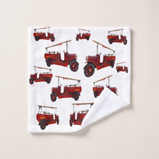 Red Fire Trucks, Bad Handdoek (Wasdoekje)
