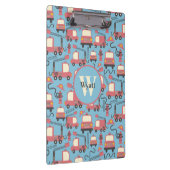 Red Firetrucks Firefighter Kinder Klembord (Rechts)