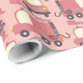 Red Firetrucks Firefighter Kinder reddingsvoertuig Cadeaupapier (Rol Hoek)