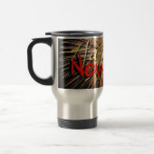 Red Fireworks Bonne année 2019 Travel Mug (Gauche)