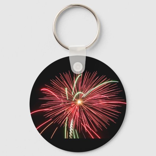 Red Fireworks Sleutelhanger (Voorkant)