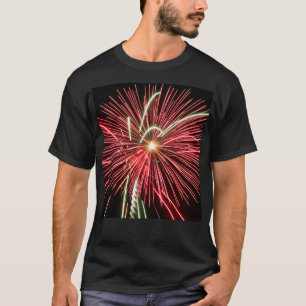 Red Fireworks T-shirt