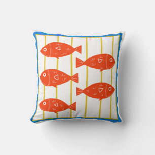 Red Fish nautisch kussen