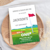 Red Flag Golf Invitations d'anniversaire