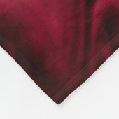 Red flame fleece deken (Hoek)