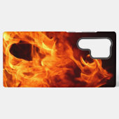 Red Flames telefoonhoesje Samsung Galaxy Hoesje (Achterkant horizontaal)