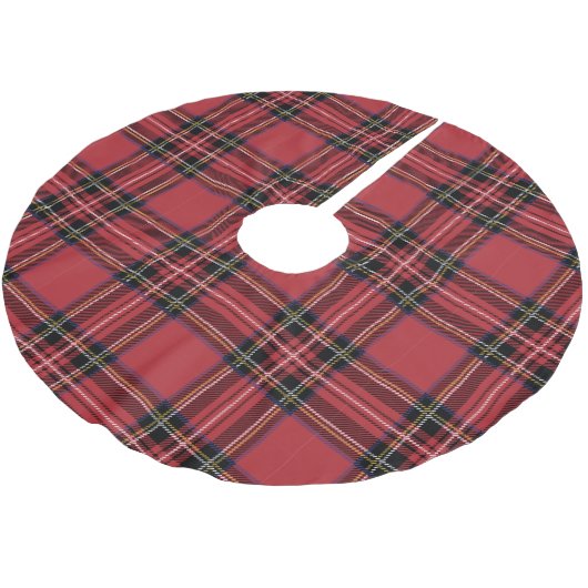 Red Flannel Pattern Kerstboom Rok (Gekanteld)