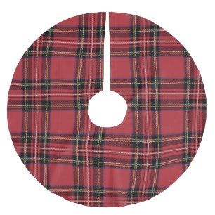 Red Flannel Pattern Kerstboom Rok