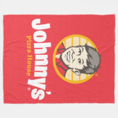 Red Fleece Blanket Deken (Voorkant (Horizontaal))