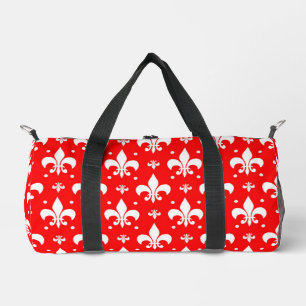 Red Fleur-de-lis Pattern Design Plunjezak