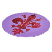 RED FLEUR DE LISE SNIJPLANK (Hoek)