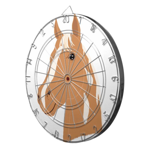 Red Flight the Happy Horse Dartbord (Voorkant Rechts)