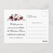 Red Floral Christmas Brunch Invitation (Dos)