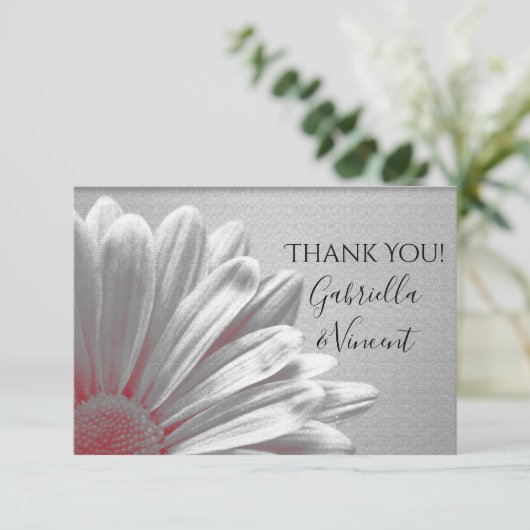 Red Floral Faits saillants Flat Merci Notes (Debout devant)