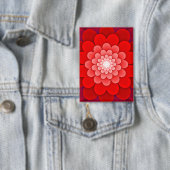 Red Floral Mandala-58566 Button (Insitu)