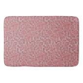 Red Floral Panel Bath Mat (Voorkant)