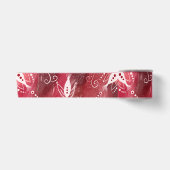 Red Floral Pattern Lint (Voorkant)