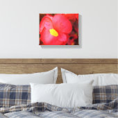 Red Flower Canvas (Insitu (Slaapkamer))