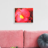 Red Flower Canvas Afdruk (Insitu (Woonkamer))