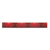 Red Flower Holiday Satin Ribbon Lint (Voorkant)