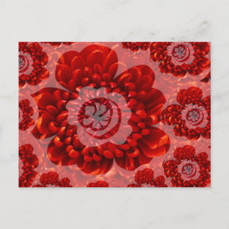 Red Flower Journey - Fantasy Worship World Briefkaart