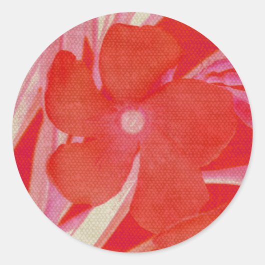 Red Flower Stickers (Voorkant)