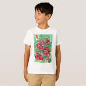 Red Flowers Fantasy T-shirt (Voorkant volledig)