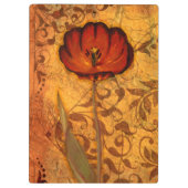 Red Flowers I Klembord (Achterkant)