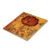 Red Flowers I Tegeltje (Zijkant)