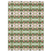 Red Flowers Patroon Klembord (Achterkant)