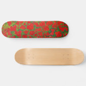 Red Flowers Skateboard (Horizontaal)
