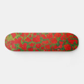 Red Flowers Skateboard (Horizontaal)