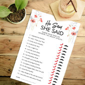 Red Flowers zei dat ze het spel zei |