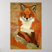 Red Fox  Art Poster (Voorkant)
