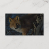 Red Fox bij Shipwreck Courtney Ford Visitekaartje (Achterkant)