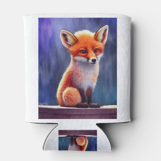 red fox blikjeskoeler (Achterkant)