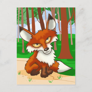 Red Fox Briefkaart
