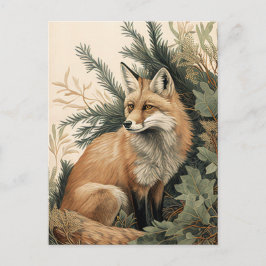 Red Fox Briefkaart
