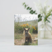 Red Fox Briefkaart (Staand voorkant)