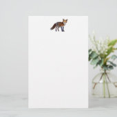 Red Fox Briefpapier (Staand voorkant)