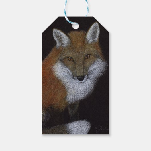 Red Fox Cadeaulabel (Voorkant)